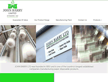 Tablet Screenshot of johnbarry.co.uk